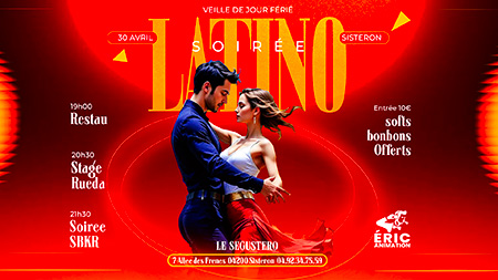 Soirée Latino - Sisteron - Le Segustero