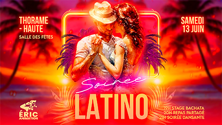 Soirée Latino - Thorame Haute - Salle des fêtes